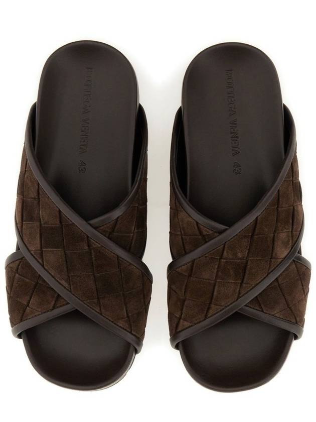 Tarik Suede Sandals Fondant - BOTTEGA VENETA - BALAAN 6