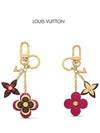 Women's Blooming Flower Bag Charm Key Holder Gold - LOUIS VUITTON - BALAAN 2