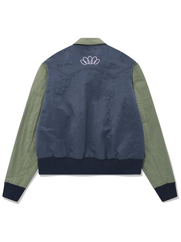 Spaceboy Bomber Jacket Unisex Embroidered Bomber Jacket Green Blue - PHOS333 - BALAAN 3