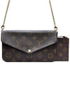 Women s M61276 Monogram Canvas Pochette Felicie Chain Crossbody Bag - LOUIS VUITTON - BALAAN 9