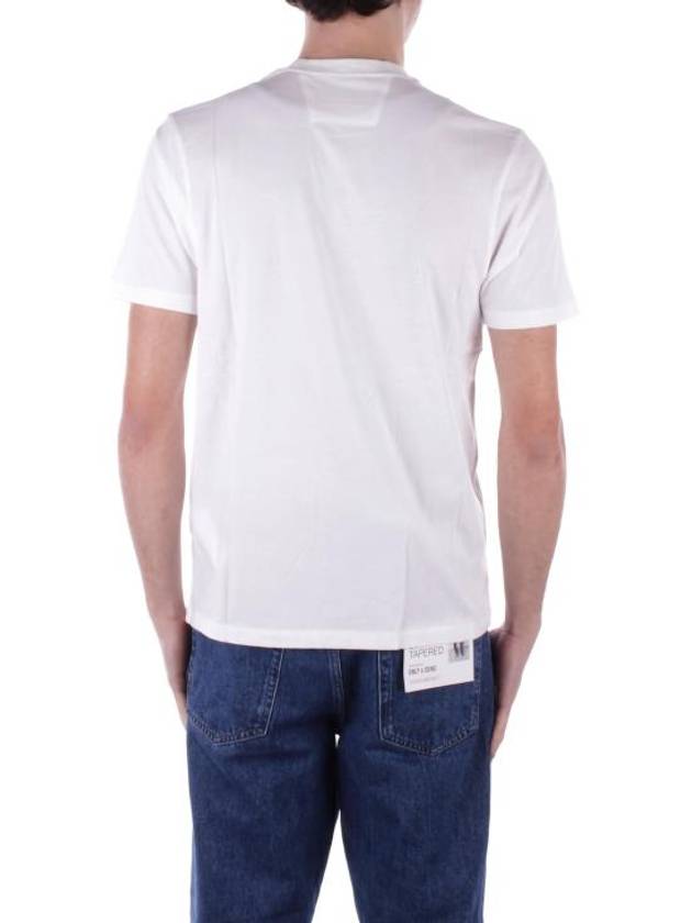 Logo Short Sleeve T-Shirt White - CP COMPANY - BALAAN 5