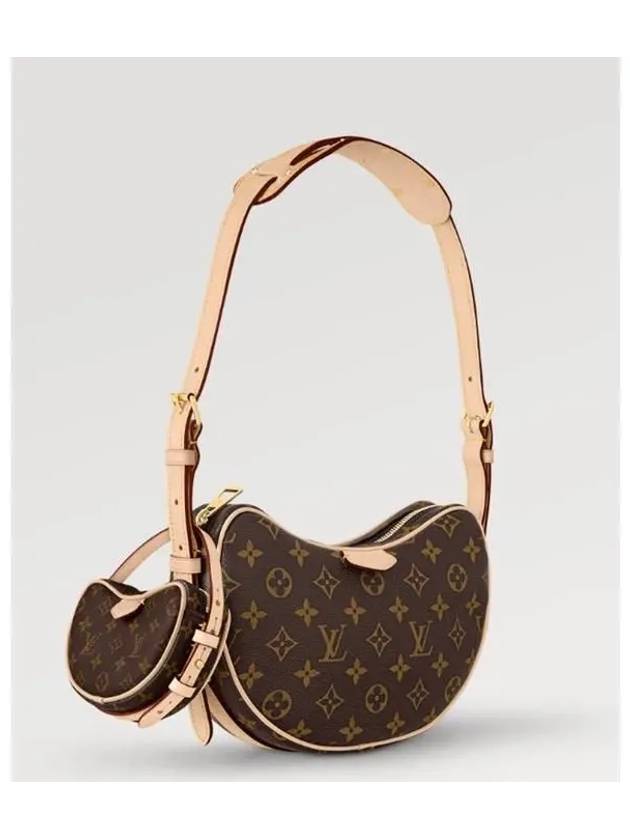 Croissant MM Shoulder Bag Brown - LOUIS VUITTON - BALAAN 4