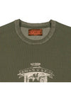 Men's I4SN05KH Utopia Vintage Jacquard Short Sleeve Knit Khaki - IOEDLE - BALAAN 3