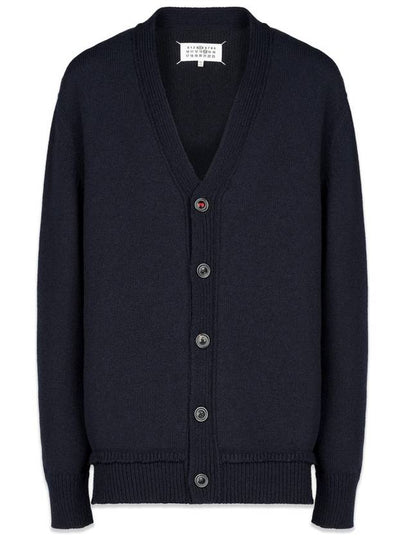 Elbow Patch Cardigan Navy - MAISON MARGIELA - BALAAN 2