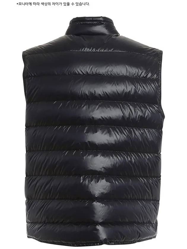 Gui Gui Logo Patch Padded Vest Night Blue - MONCLER - BALAAN 4