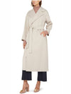 Olivia Wool Single Coat Ecru - MAX MARA - BALAAN 3