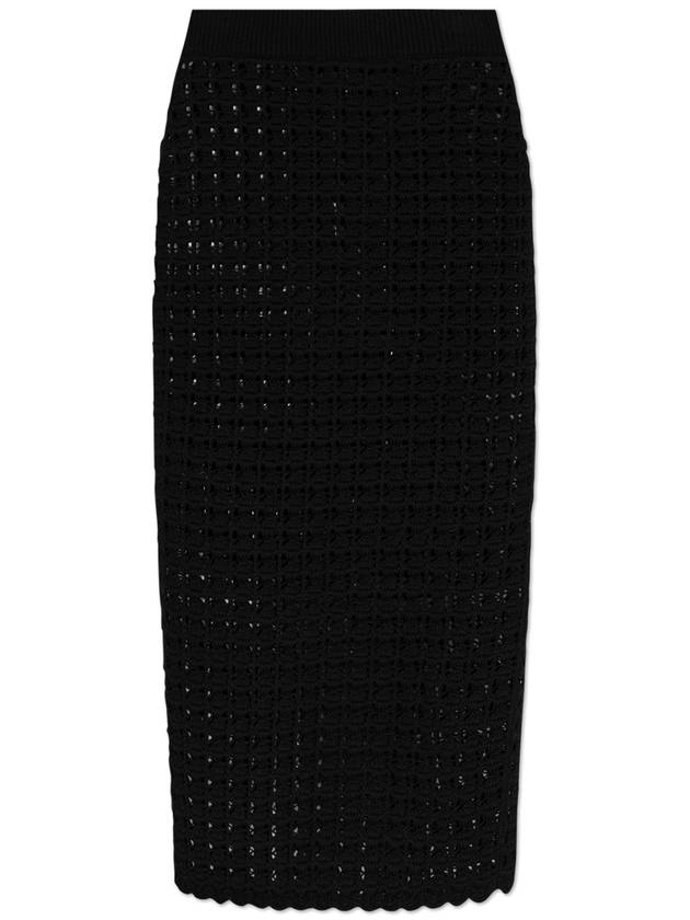 Dolce & Gabbana Wool Skirt, Women's, Black - DOLCE&GABBANA - BALAAN 1