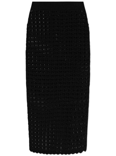 Dolce & Gabbana Wool Skirt, Women's, Black - DOLCE&GABBANA - BALAAN 1