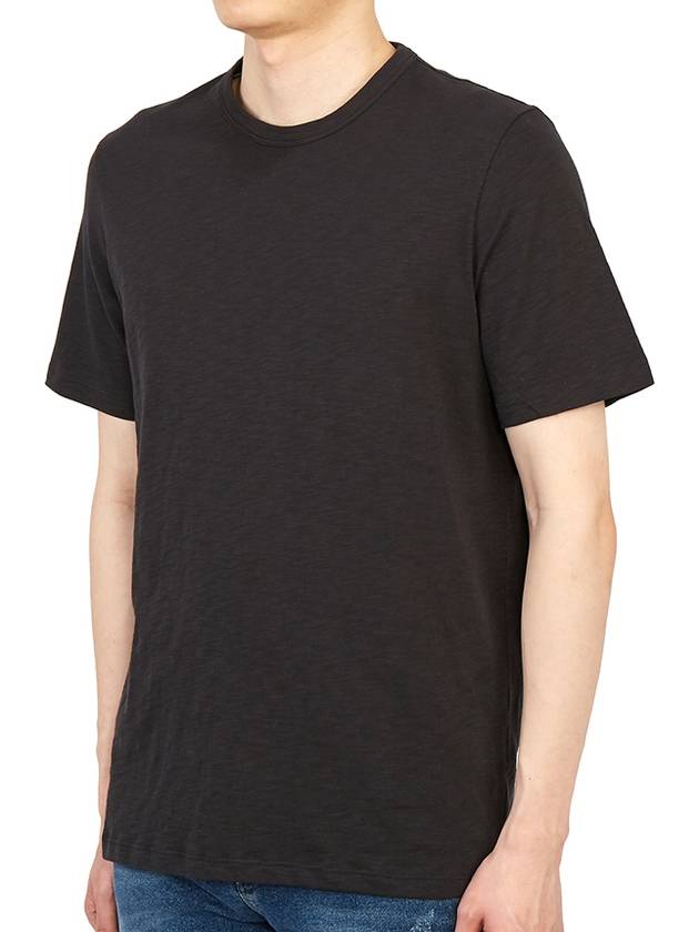 Essential Cosmos Short Sleeve T-Shirt Black - THEORY - BALAAN.