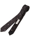 All Over Skull Silk Tie Black - ALEXANDER MCQUEEN - BALAAN.