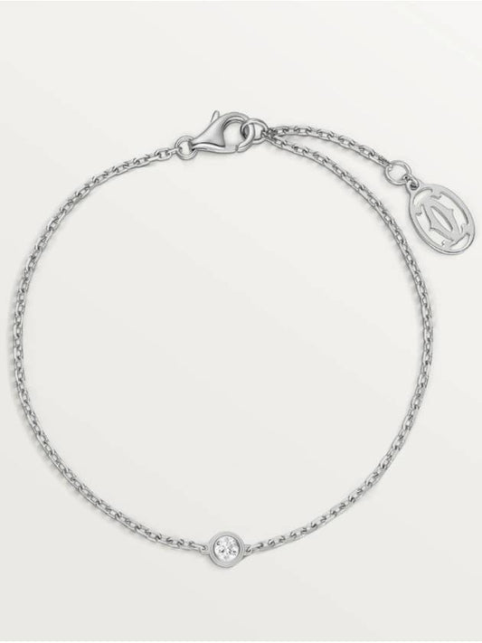 D'amour Diamond Bracelet White Gold - CARTIER - BALAAN 2