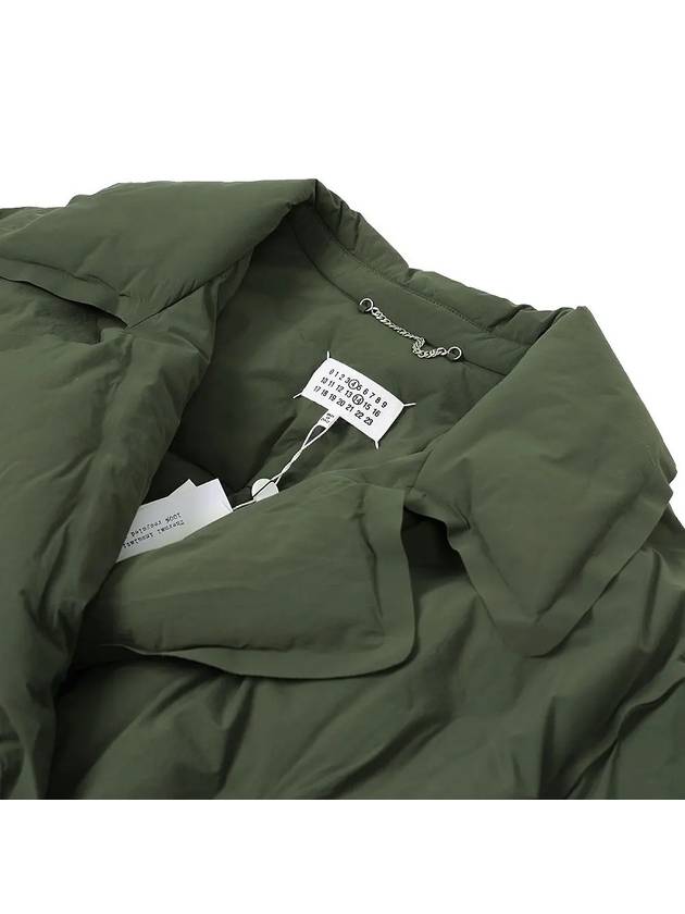 Recycled Nylon Padded Coat Olive - MAISON MARGIELA - BALAAN 5