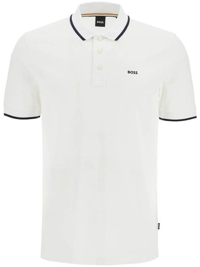 Rubberize Logo Cotton Polo Shirt 50494697 - HUGO BOSS - BALAAN 2