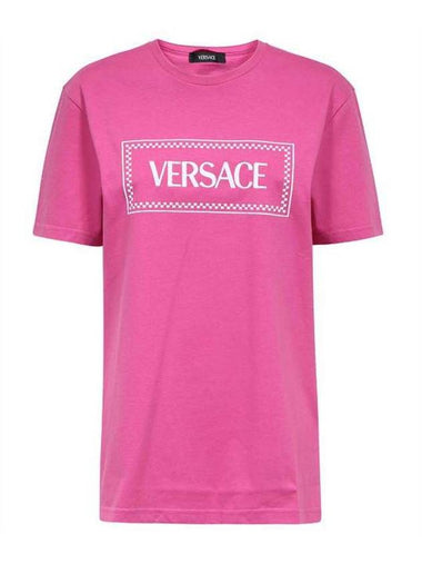 Long Sleeve T-Shirt 10118821A085732PO60 Waterlily Withe - VERSACE - BALAAN 1