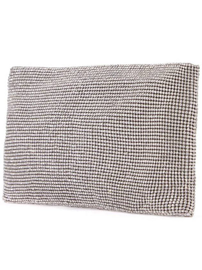 la petite evening bag in crystal on silver with shoulder strap - BENEDETTA BRUZZICHES - BALAAN 2