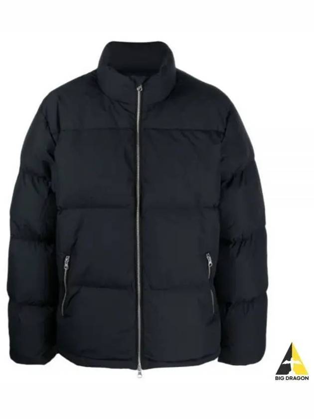 115711 Black logo padded jacket - STUSSY - BALAAN 1