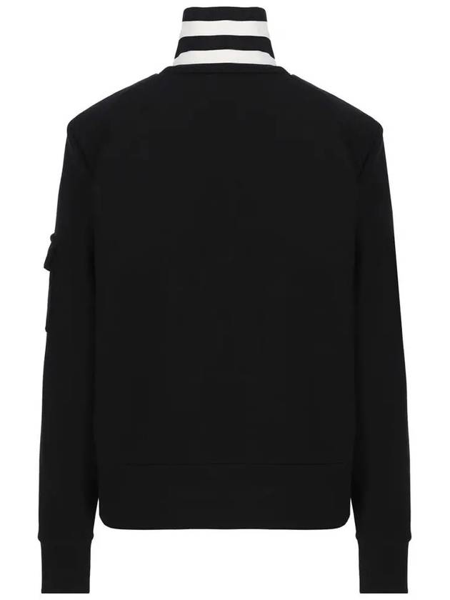 Padded Cotton Cardigan Black - MONCLER - BALAAN 3