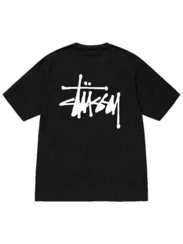 Basic t shirt black 1905001 - STUSSY - BALAAN 1