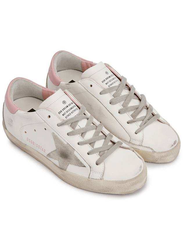 Superstar Pink Tab Low Top Sneakers - GOLDEN GOOSE - BALAAN 4