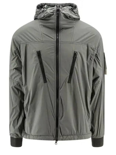 Skin Touch Nylon TC Hooded Jacket Musk Green - STONE ISLAND - BALAAN 2