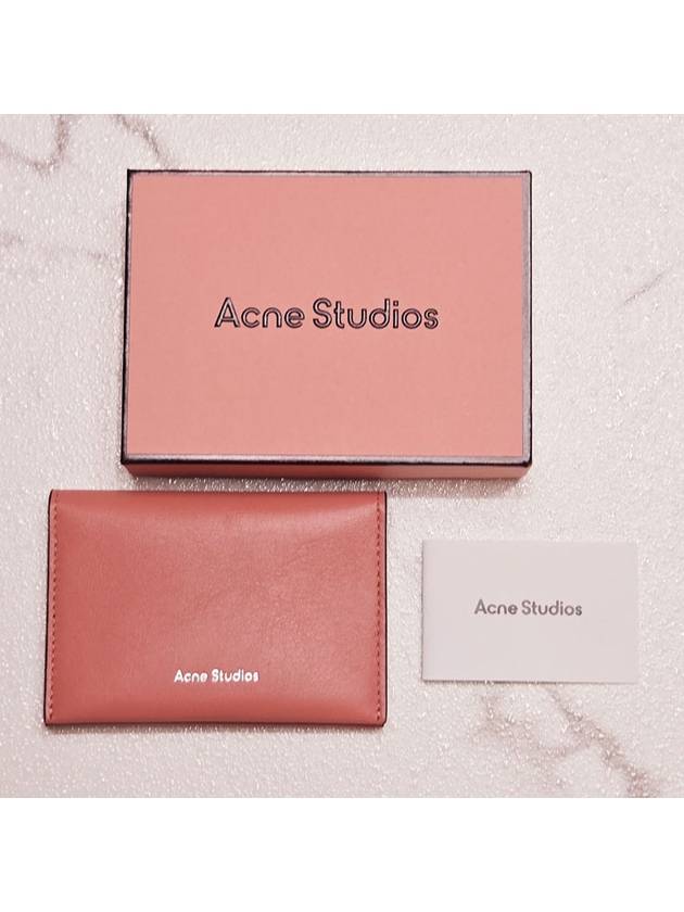 Logo printed bifold folding card wallet CG0099 - ACNE STUDIOS - BALAAN 6