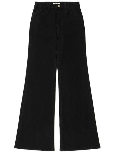 Slim bootcut denim pants black - LESEIZIEME - BALAAN 2