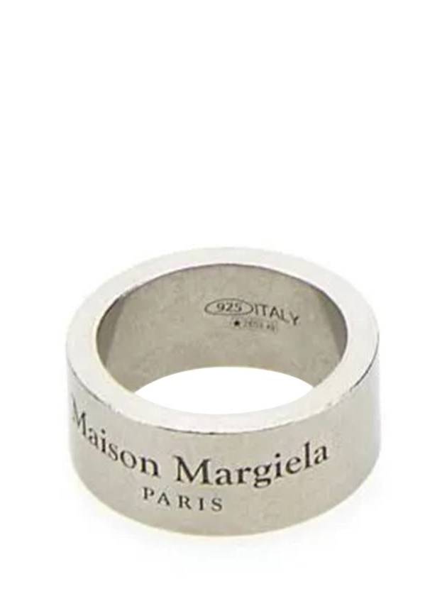 Engraved Logo Ring Silver - MAISON MARGIELA - BALAAN 2