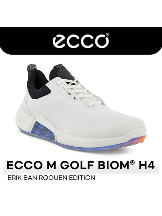 Men's Biome H4 Spikeless Golf Shoes White - ECCO - BALAAN 2