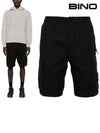 Light Stretch Cotton Bermuda Shorts Black - STONE ISLAND - BALAAN 2