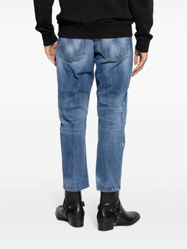 Vintage Wash Bro Jeans Blue - DSQUARED2 - BALAAN 5