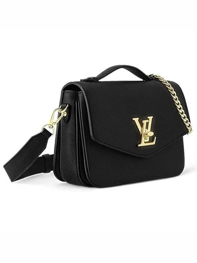 Oxford Lockme Leather Shoulder Bag Black - LOUIS VUITTON - BALAAN 5