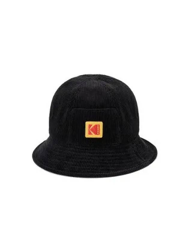 KODAK Apparel Corduroy Dome Bucket Hat BLACK - KODO - BALAAN 1