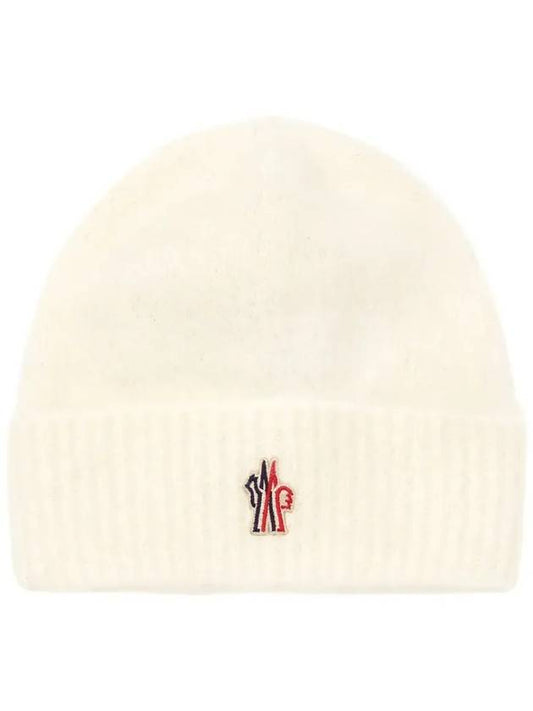 Grenoble Logo Patch Knit Beanie I20983B00012M1126 - MONCLER - BALAAN 2