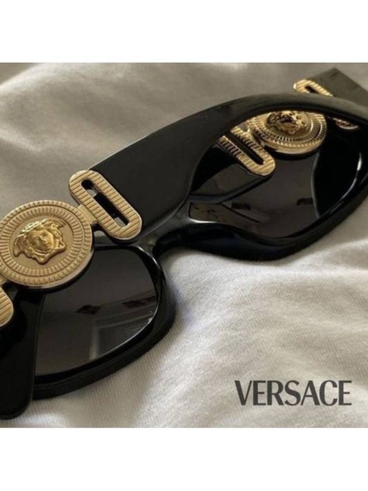 Eyewear Medusa Biggie Acetate Sunglasses Black - VERSACE - BALAAN 2