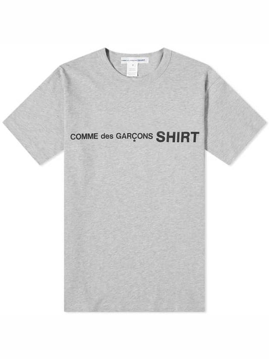 Shirt Logo Short Sleeve T Gray W28116 2 - COMME DES GARCONS - BALAAN 1