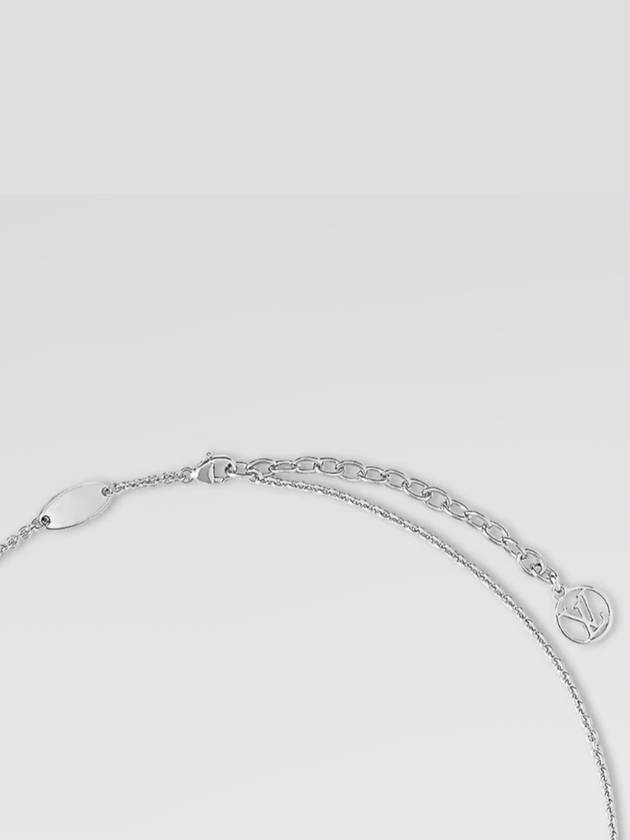 Essential V Supple Necklace Silver - LOUIS VUITTON - BALAAN 4