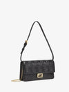 FF Baguette Nappa Leather Long Wallet Black - FENDI - BALAAN 3