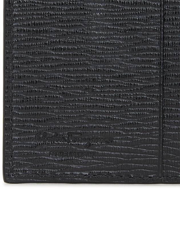 Gancini Card Wallet Black - SALVATORE FERRAGAMO - BALAAN 7