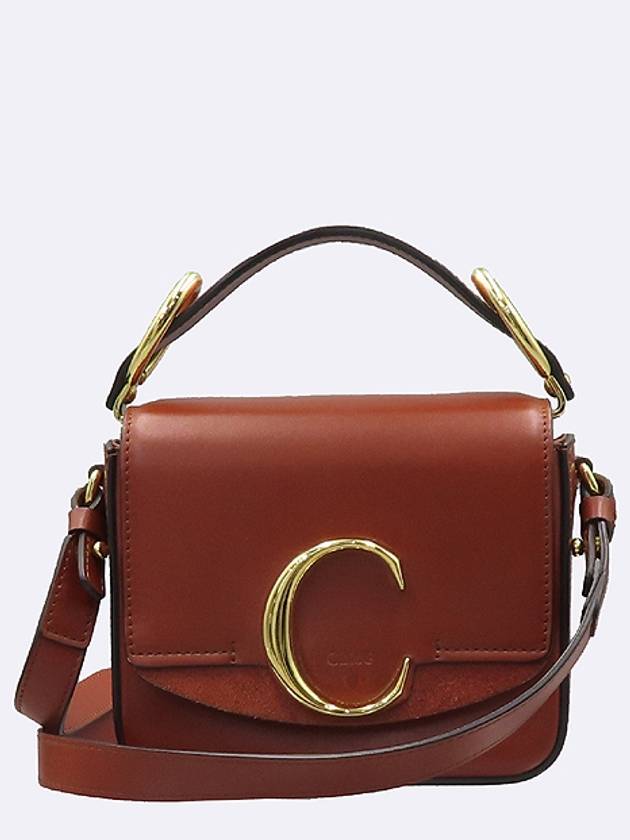 Chloe Brown Leather Mini C Bag Shoulder Cross - CHLOE - BALAAN 2