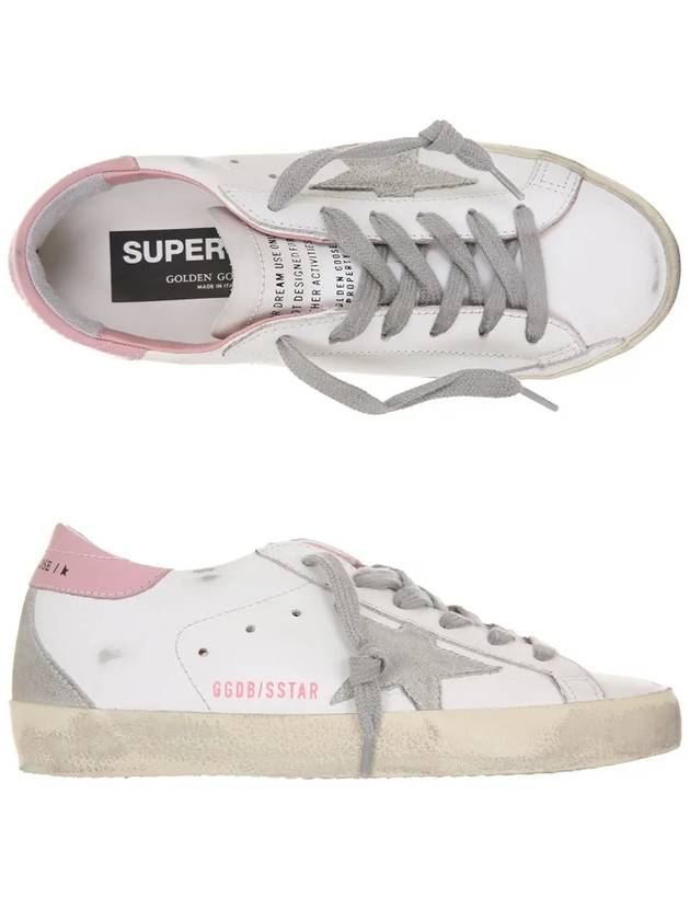 Superstar Pink Tab Low Top Sneakers - GOLDEN GOOSE - BALAAN 2