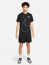 Sportswear Big Swoosh 2 Short Sleeve T-Shirt Black - NIKE - BALAAN 3