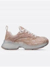 Vibe Oblique Transparent Rubber Low Top Sneaker Nude - DIOR - BALAAN 2