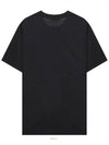 Logo Patch Cotton Short Sleeve T-Shirt Black - STONE ISLAND - BALAAN 3