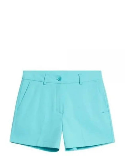 Women's Gwen Stretch Shorts Blue Curacao - J.LINDEBERG - BALAAN 2