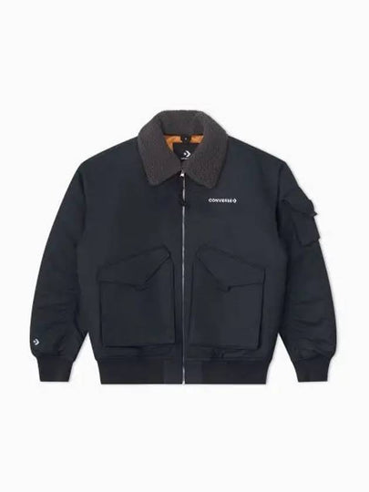 Transitional Padded Zip-Up Jacket Black - CONVERSE - BALAAN 2