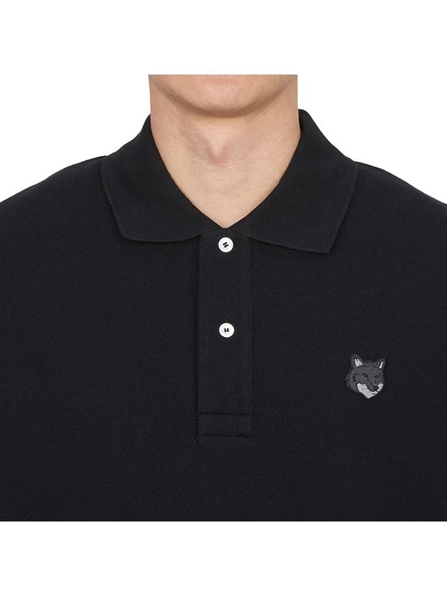 Bold Fox Head Patch Comfort Polo Shirt Black - MAISON KITSUNE - BALAAN 6