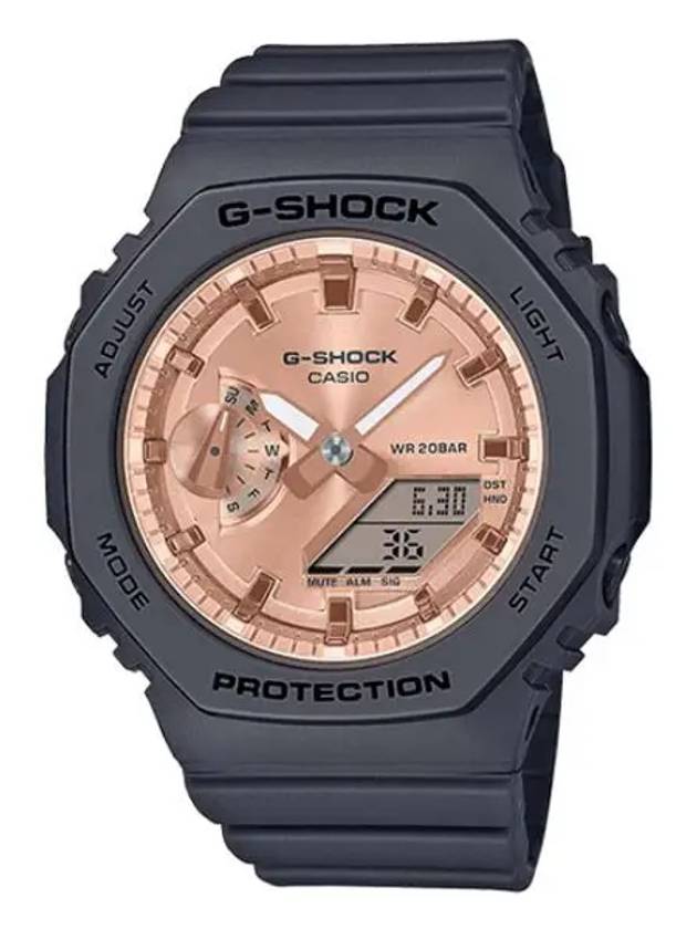 Big Face Digital Analog Octagonal Urethane Women s Watch GMA S2100MD 1ADR - G-SHOCK - BALAAN 1