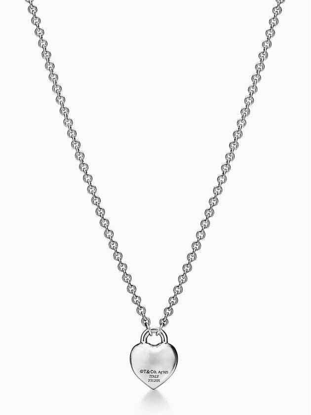 Tiffany Return to Full Heart Pendant Sterling Silver - TIFFANY & CO. - BALAAN 4