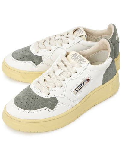 Medalist Grey Suede Low Top Sneakers White - AUTRY - BALAAN 2