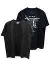 Butterfly Back Logo Short Sleeve T-Shirt Black - WOOYOUNGMI - BALAAN 2